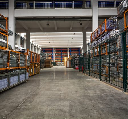 iron and steel material storage